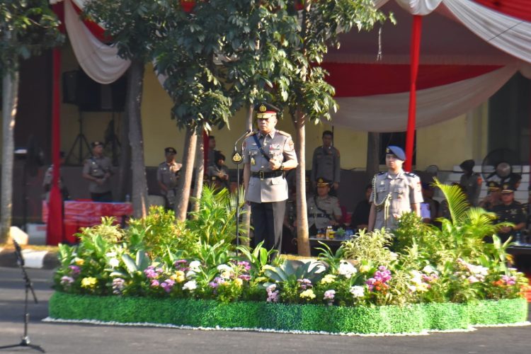 Kapolda Lampung Pimpin Upacara Hari Juang Polri 2024 dan Sampaikan Pesan Kapolri