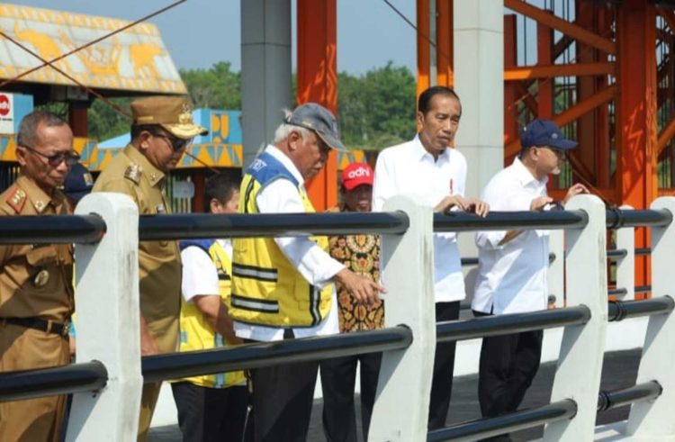 Presiden Jokowi Resmikan Bendungan Marga Tiga, Dorong Kemajuan Ekonomi Lampung Timur
