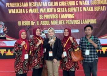 Nanda Antonius Ikuti Tes Kesehatan di RSUD Abdul Moeloek