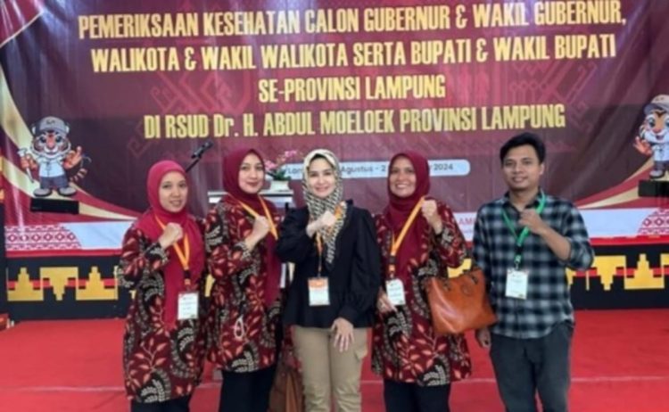 Nanda Antonius Ikuti Tes Kesehatan di RSUD Abdul Moeloek