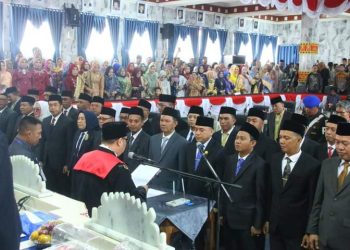 Pelantikan 45 Anggota DPRD Lampung Utara: Menyongsong Era Baru dengan Semangat Perubahan