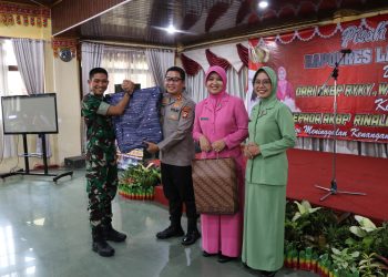 Komandan Kodim 0422/LB Hadiri Pisah Sambut Kapolres Lampung Barat