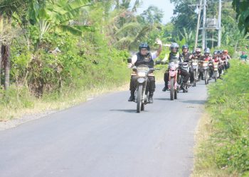 Adventure Kamtibmas Polres Lampung Selatan: Ajak Warga Dukung Kamtibmas Kondusif