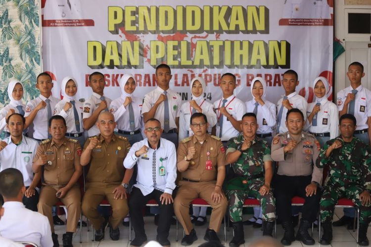 50 Calon Paskibraka Lampung Barat Mulai Jalani Diklat Menjelang HUT RI