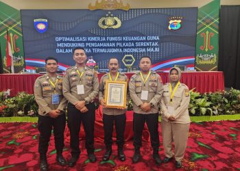 Polres Pesawaran Raih Penghargaan Tertinggi dari Polda Lampung atas Keunggulan dalam Pengelolaan Keuangan