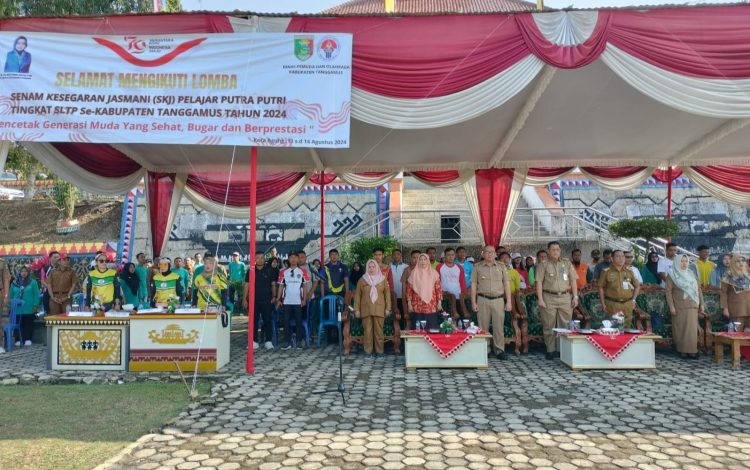 Pembukaan Lomba Senam Kesegaran Jasmani dan Senam Kreasi Antar Perangkat Daerah Kabupaten Tanggamus 2024