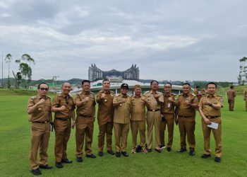 Pj. Bupati Pringsewu Hadiri Pertemuan Presiden di Istana Garuda IKN