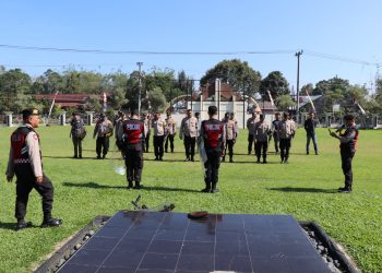 Polres Lampung Barat Tingkatkan Kemampuan Personel Melalui Pelatihan Fungsi Samapta