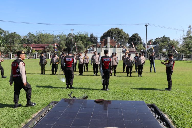 Polres Lampung Barat Tingkatkan Kemampuan Personel Melalui Pelatihan Fungsi Samapta