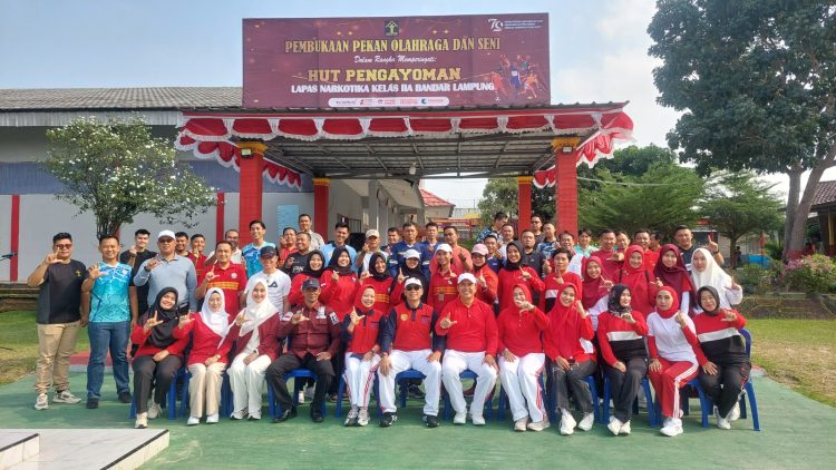 Kadivpas Kemenkumham Hadiri Perlombaan Hari Pengayoman ke-79 di Lapas Narkotika Bandar Lampung
