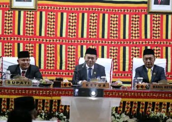Bupati Lampung Selatan Hadiri Rapat Paripurna DPRD, Mendengarkan Pidato Kenegaraan Presiden Jokowi