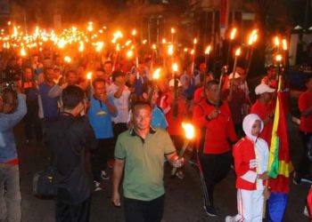 Upacara Taptu dan Pawai Obor 2024 Memeriahkan Peringatan Kemerdekaan