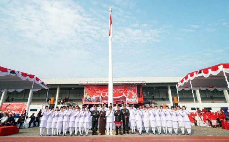 Bupati Lampung Selatan Pimpin Upacara Khidmat Peringatan HUT RI ke-79