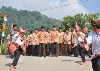 PJ Bupati Tanggamus Pimpin Upacara Peringatan Hari Pramuka ke-63 di Kecamatan Limau