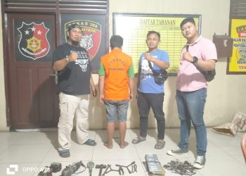 Polisi Tangkap Pelaku Pencurian Bengkel Kerugian Capai Rp 300 Juta