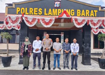Kapolres Lampung Barat Terima Audensi KPU Terkait Pengamanan Pilkada 2024