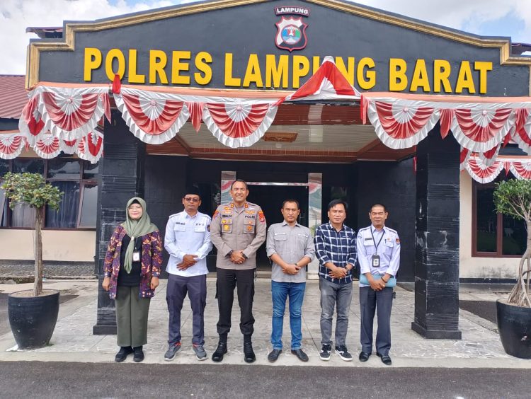 Kapolres Lampung Barat Terima Audensi KPU Terkait Pengamanan Pilkada 2024