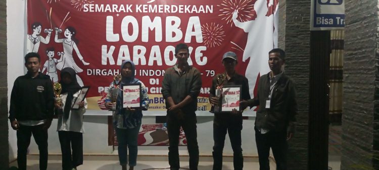 Warga Pemangku Giham Balak Gelar Lomba Karaoke Semarak Peringati HUT RI ke-79
