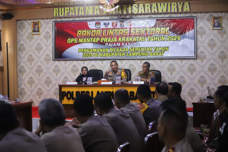 Pastikan Pilkada 2024 di Lampung Barat Aman, Damai, dan Kondusif: Wasisno Sembiring Ikuti Rakor Lintas Sektoral