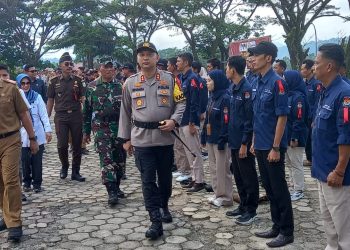 Tanggamus Gelar Apel Gelar Pasukan Operasi Mantap Praja Krakatau 2024 untuk Persiapan Pengamanan Pilkada