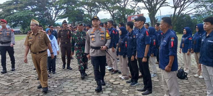 Tanggamus Gelar Apel Gelar Pasukan Operasi Mantap Praja Krakatau 2024 untuk Persiapan Pengamanan Pilkada