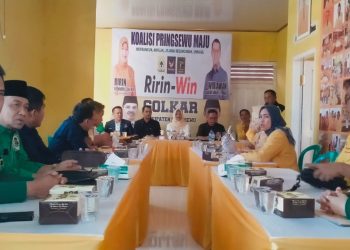 Tiga Parpol Bentuk Koalisi Pringsewu Maju, Dukung Pasangan Ririn-Win