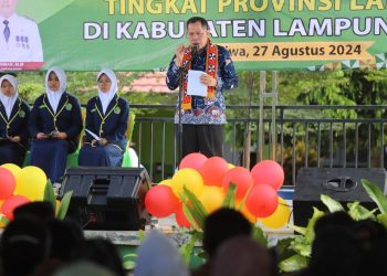 Pj Bupati Lampung Barat Hadiri Pembukaan Lomba Sekolah Sehat 2024