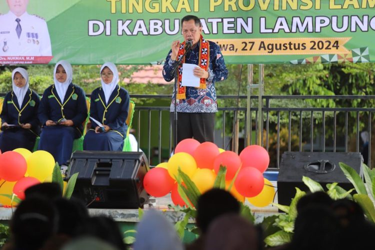 Pj Bupati Lampung Barat Hadiri Pembukaan Lomba Sekolah Sehat 2024