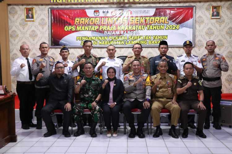 Polres Lampung Barat Adakan Rapat Lintas Sektoral Jelang Pilkada 2024