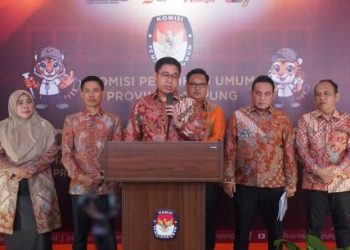 Hari Pertama Pendaftaran, KPU Lampung: Baru Satu Pasangan Calon Konfirmasi