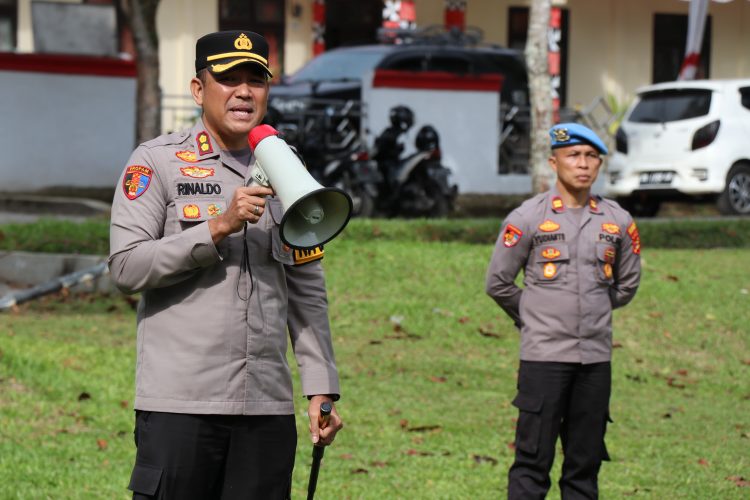 Kapolres Lampung Barat Tekankan Pentingnya Koordinasi dan Netralitas dalam Pengamanan Pendaftaran Calon
