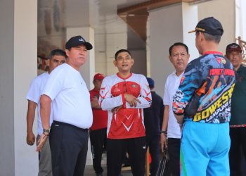 Pj Bupati Nukman Tinjau Persiapan Penyambutan Kunker Gubernur Samsudin di Lampung Barat