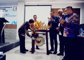 Konferkab VI PWI Pringsewu Resmi Dibuka oleh Pj. Bupati