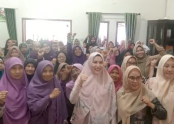 Istri Bacabup Ardian dan Bacawabup Sofyan Aktif Sosialisasi di Pilkada Lampung Utara