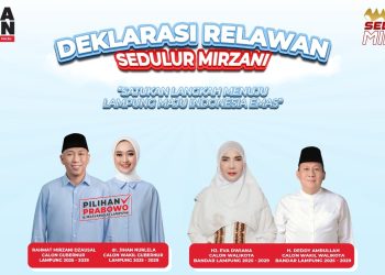 Sedulur Mirza Deklarasikan Dukungan untuk Pasangan RMD-Jihan dan Eva-Deddy di Bandar Lampung