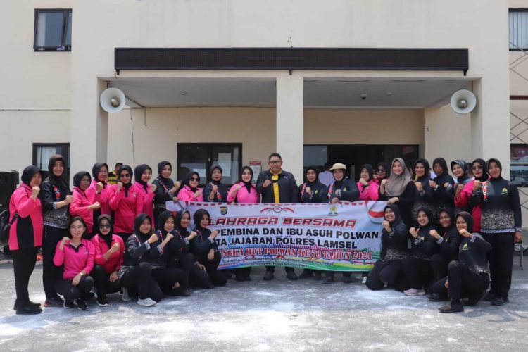 Perayaan HUT Polwan ke-76: Olahraga dan Lomba Penuh Semangat di Polres Lampung Selatan