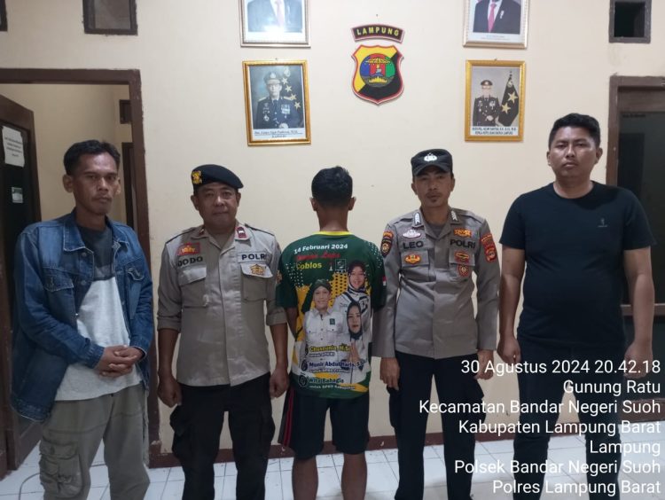 Polsek Bandar Negeri Suoh dan Tekab 308 Lampung Barat Berhasil Ungkap Kasus Penadahan Motor