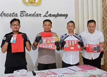 Satresnarkoba Polresta Bandar Lampung Gulung Jaringan Narkoba, Sita 890 Butir Ekstasi