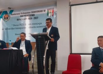 Joko Sulistiyo Terpilih sebagai Ketua PWI Kabupaten Pringsewu 2024-2027