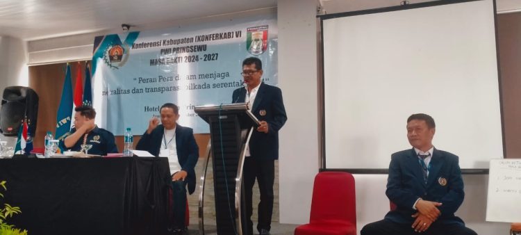 Joko Sulistiyo Terpilih sebagai Ketua PWI Kabupaten Pringsewu 2024-2027