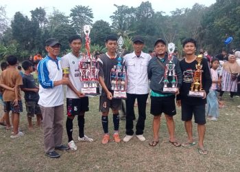 Mutun Club Juara Open Tournament Porsal Cup Desa Sukajaya Lempasing