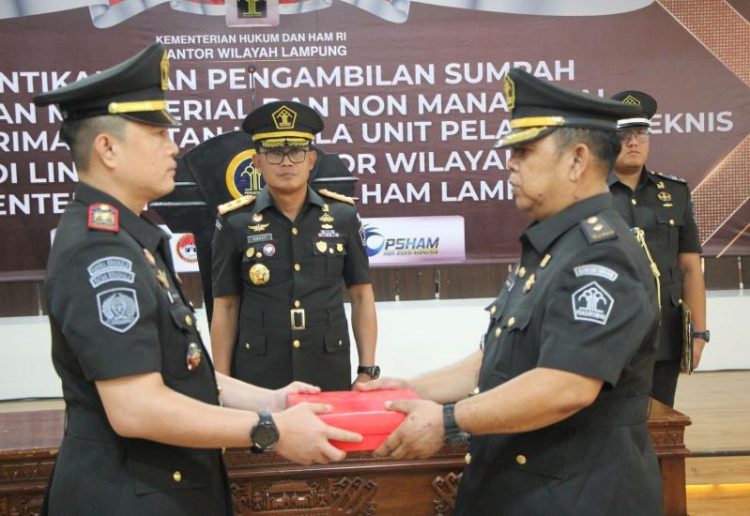 Farizal Antony Resmi Jabat Kepala Rutan Sukadana Lampung Timur