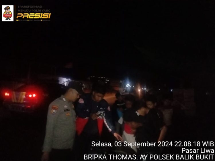 Polsek Balik Bukit Tingkatkan Patroli Rutin dan Antisipasi Kejahatan C3