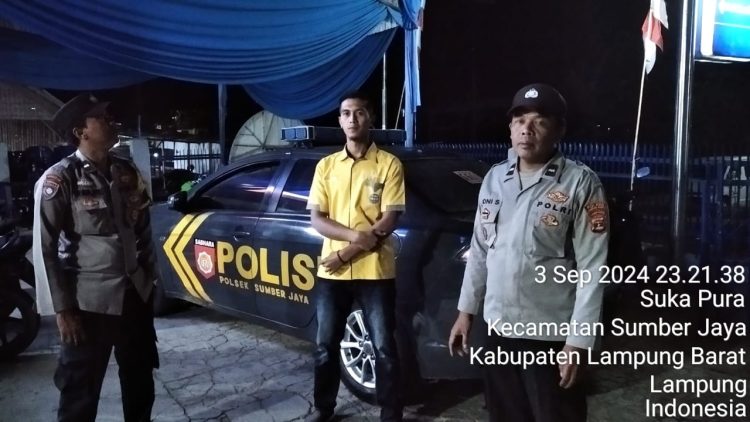 Polsek Sumber Jaya Tingkatkan Patroli untuk Cegah Kejahatan dan Amankan Objek Vital