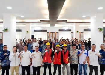 50 Tenaga Konstruksi di Pesawaran Disertifikasi, Dukung Pembangunan Berkualitas