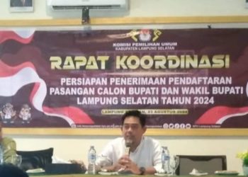 KPU Lampung Selatan Gelar Rapat Koordinasi untuk Persiapan Pendaftaran Pasangan Calon Pilkada 2024