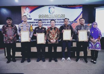 Pj. Bupati Pringsewu Resmikan Sosialisasi Pengisian JPTP, Pendidikan Anti-Korupsi, dan Netralitas ASN