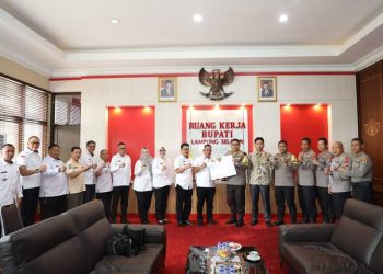Pemkab dan Polres Lampung Selatan Tandatangani MoU Penegakan Hukum Tipiring