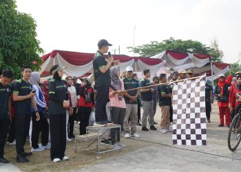 Pj. Bupati Pringsewu Lepas Atlet Menuju PON Aceh-Sumut