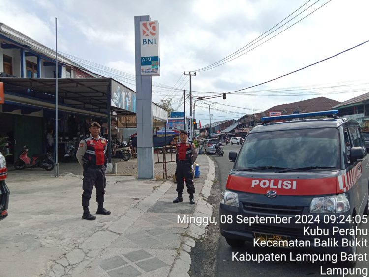 Sat Samapta Polres Lampung Barat Gelar Patroli Dialogis dan Himbauan Kepada Masyarakat